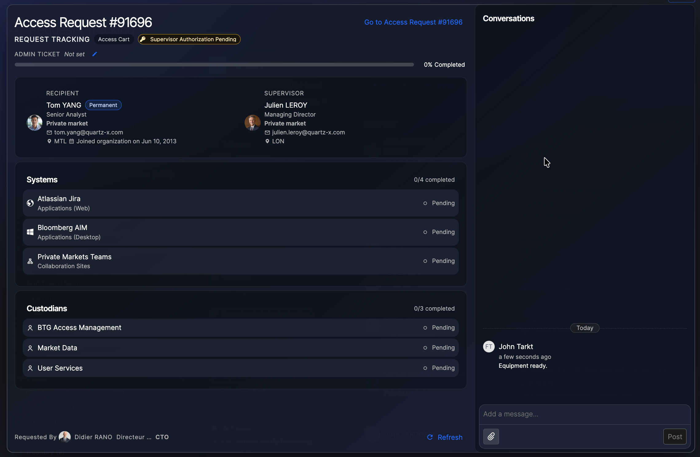 Intelligent Access Request & Approval Solution
